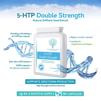 5 HTP Double Strength 90 Capsules-Swiss Bioenergetics-Matakana Pharmacy