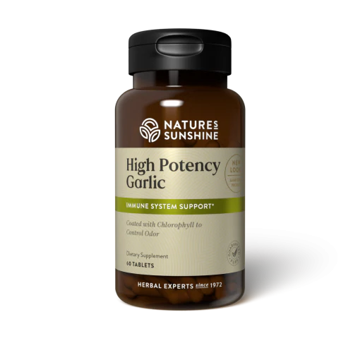 Garlic High Potency 60 Tablets-Matakana Pharmacy