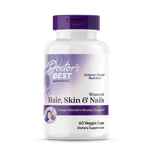 Women's Hair, Skin & Nails 60 Capsules-Doctor's Best-Matakana Pharmacy