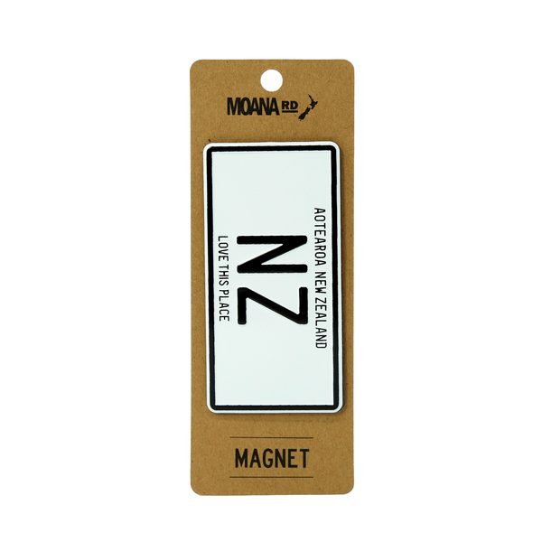 Number Plate Magnets 4.5x9cm New Zealand