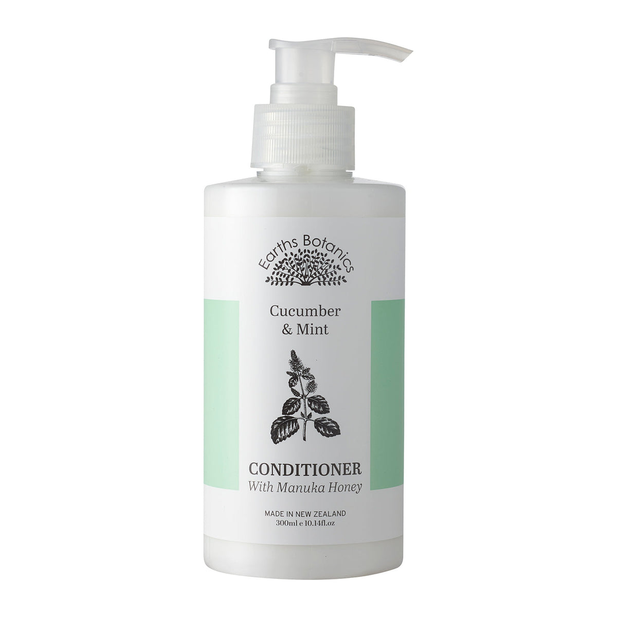 Earths Botanics Cucumber and Mint Conditioner 300ml pump bottle