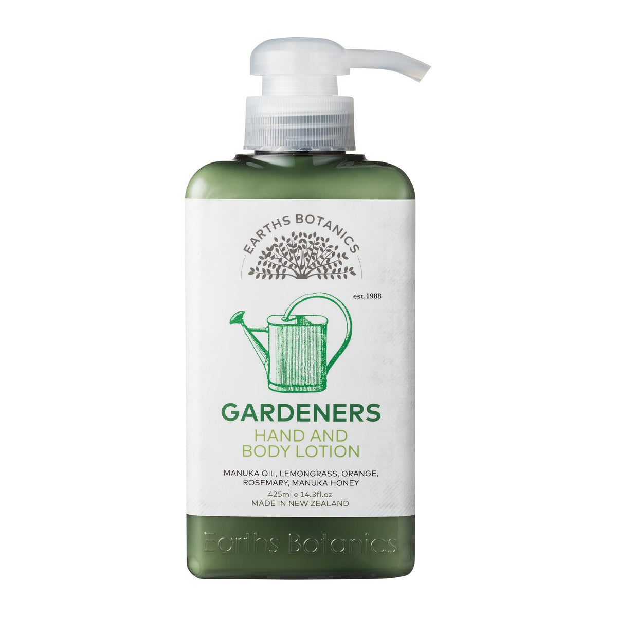 Earths Botanics Gardeners Hand and Body Lotion 425ml pump bottle