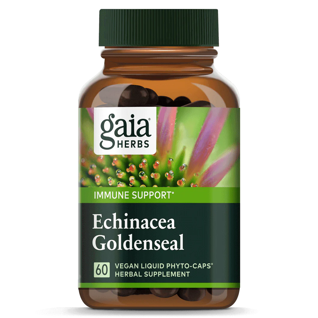 Gaia Herbs Echinacea Goldenseal Supreme, front of pack