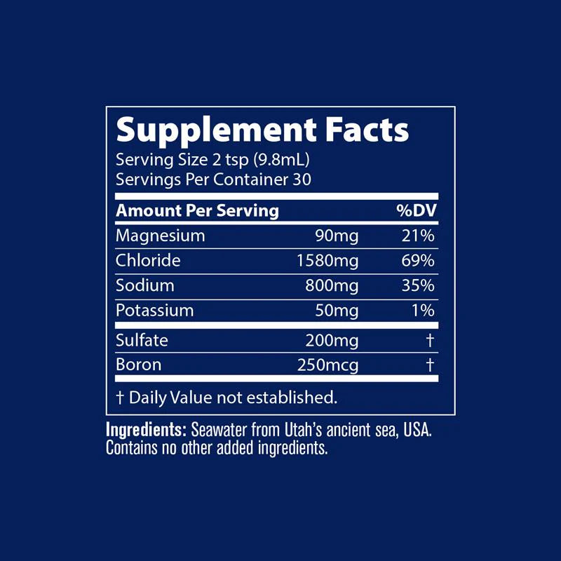 Utah Sea Minerals 296ml-Trace Minerals-Matakana Pharmacy