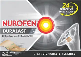NUROFEN Duralast Patch 200mg 4 pack-Matakana Pharmacy