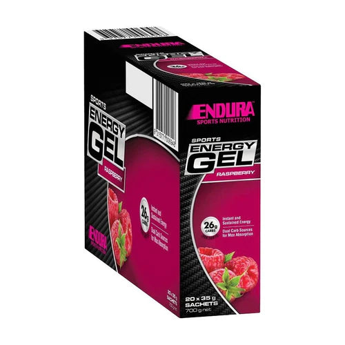 Sports Energy Gel Raspberry 35g Gel (20 Pack)-Matakana Pharmacy