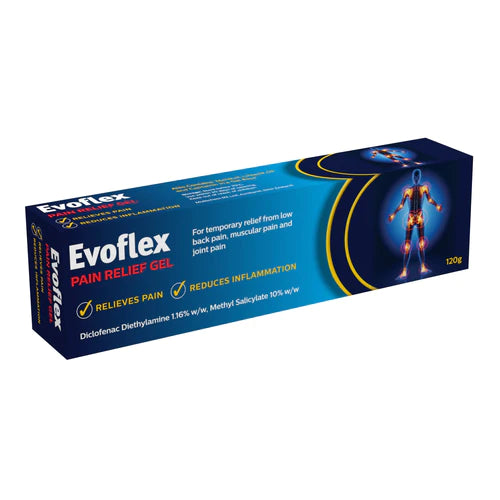 Evoflex Pain Relief Gel 120g-Matakana Pharmacy