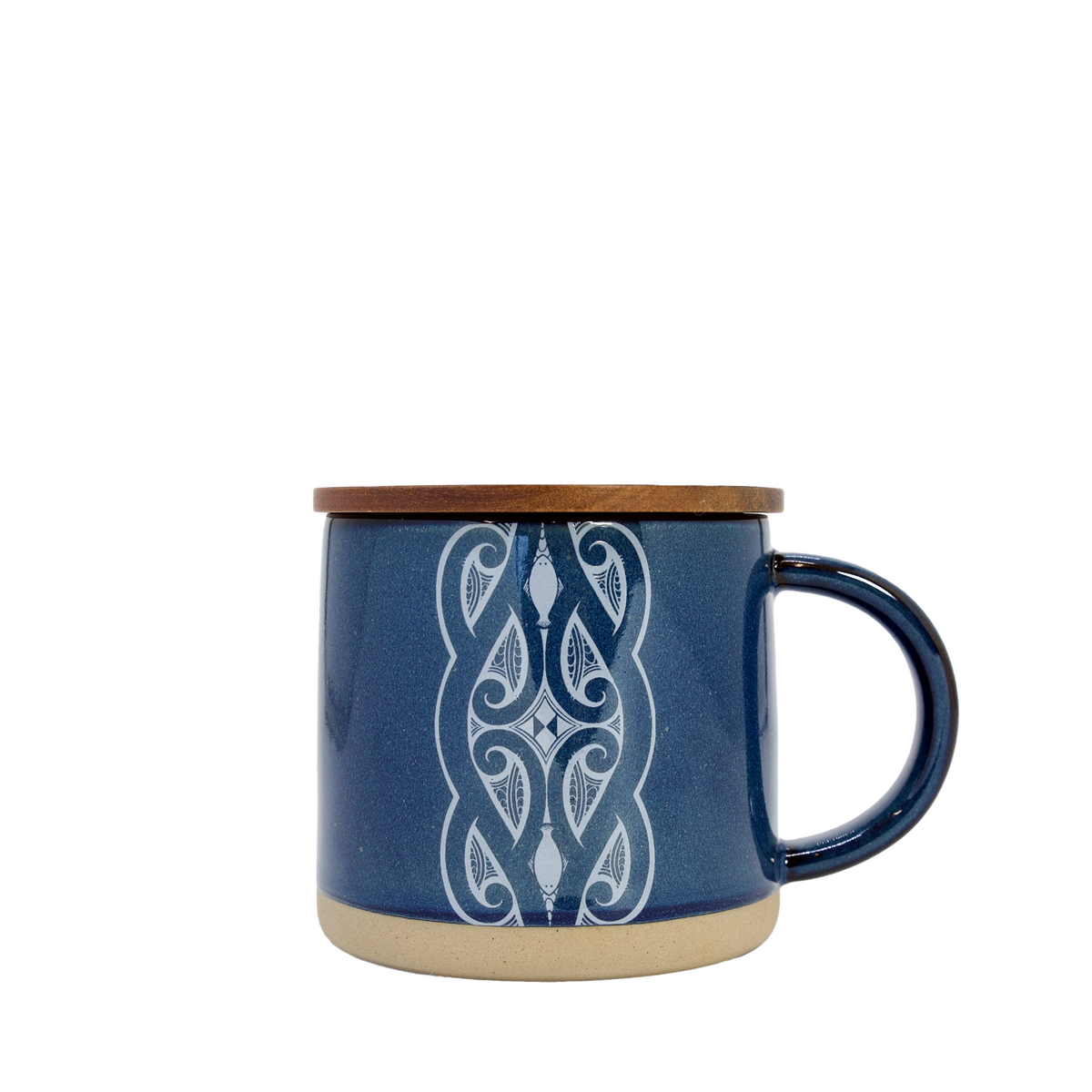Glazed Ceramic Mug Miriama Grace-Smith Navy-Matakana Pharmacy
