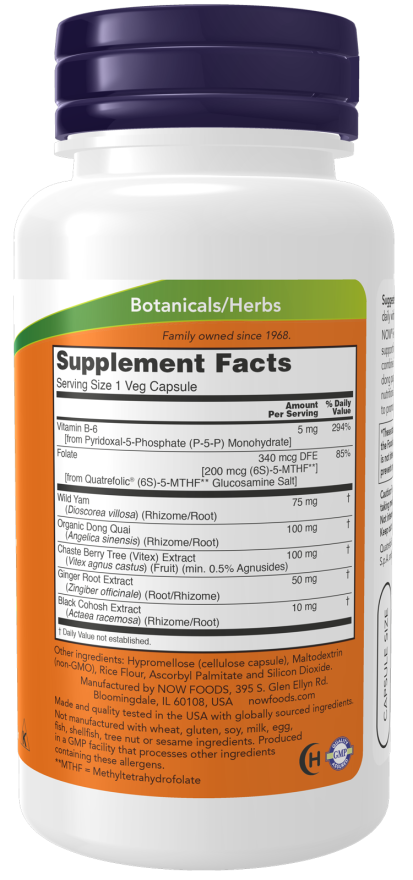 image of Female Balance 90vcaps supplement facts