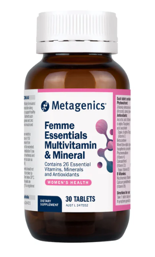 Femme Essentials 30 Tablets-Metagenics-Matakana Pharmacy