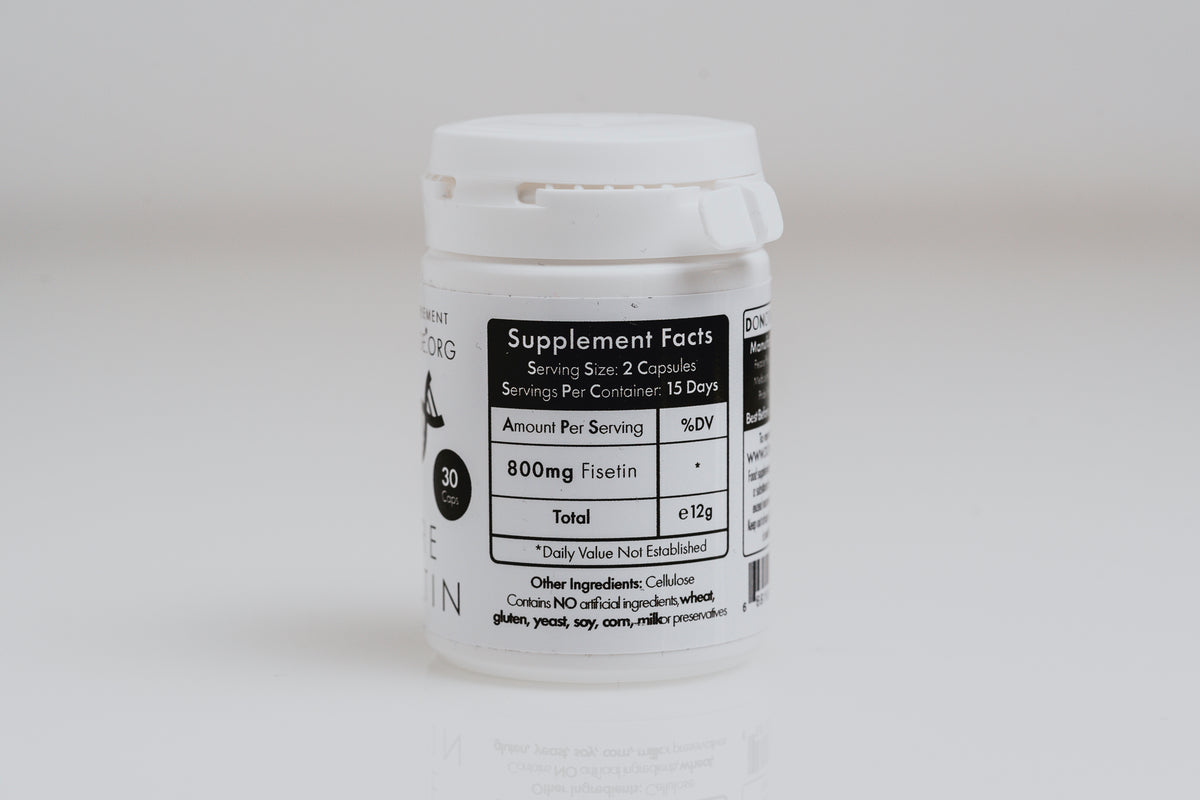 Pure Fisetin 30 caps-Do Not Age Supplements-Matakana Pharmacy