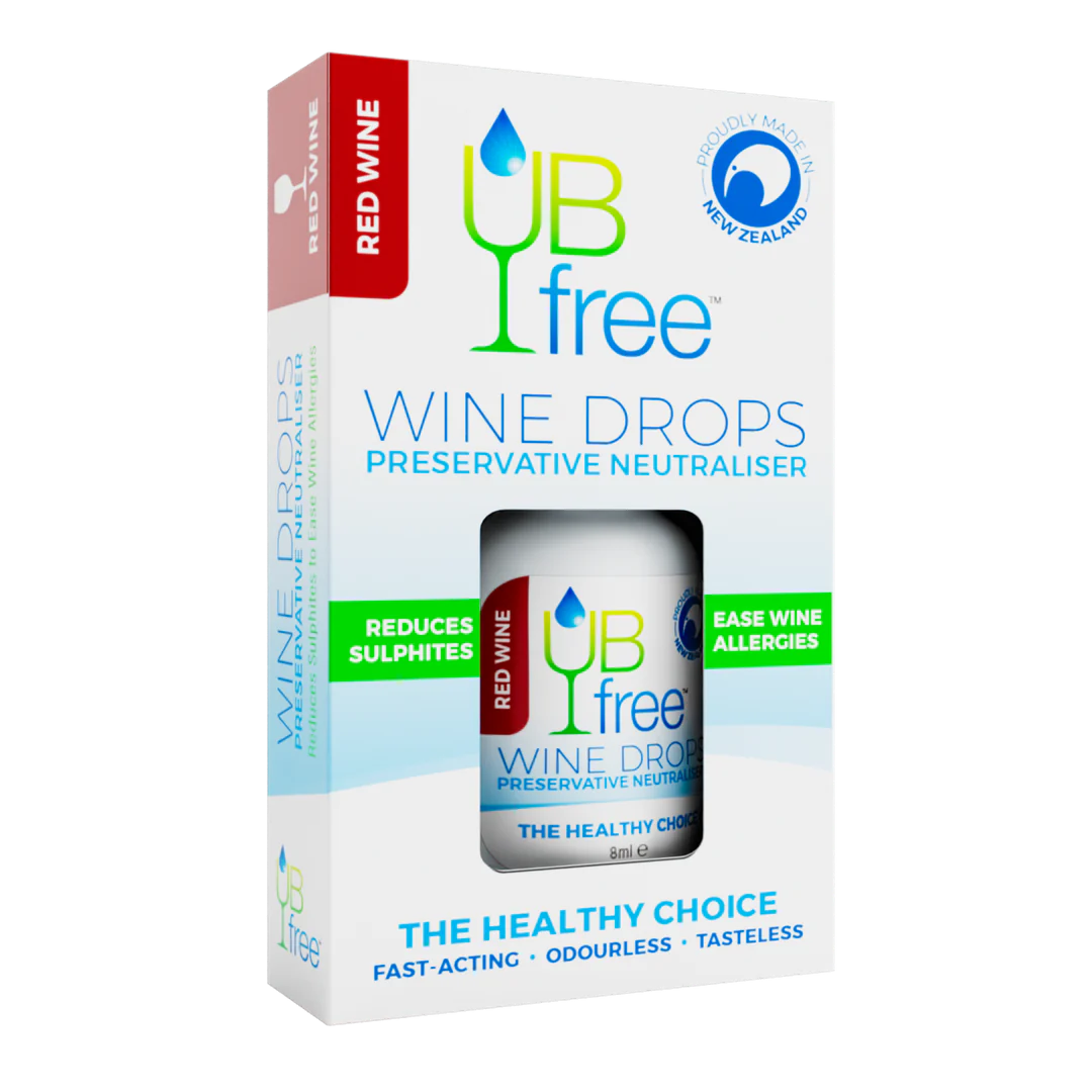 Image of UB free Red Wine Drops 8ml in box