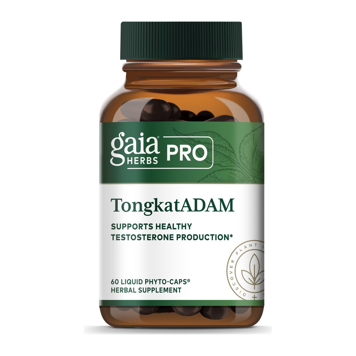 Gaia Herbs Pro TongkatADAM, front of the bottle