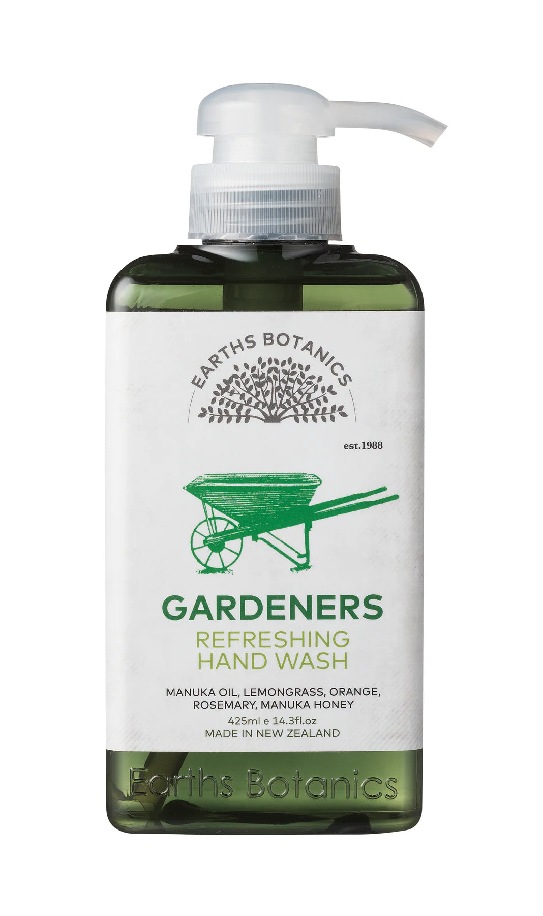 Image of EARTH BOTANICALS Gardeners Herbal Hand Wash 425ml