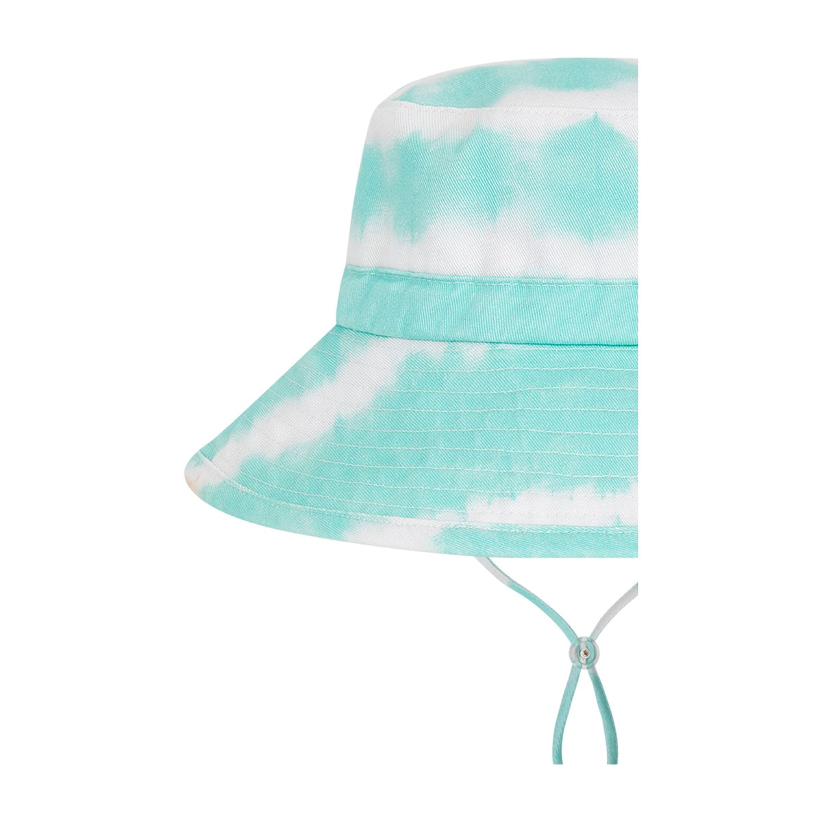 Kooringal Girl's Wide Brim Hat Lucky Bay in Aqua, view 4