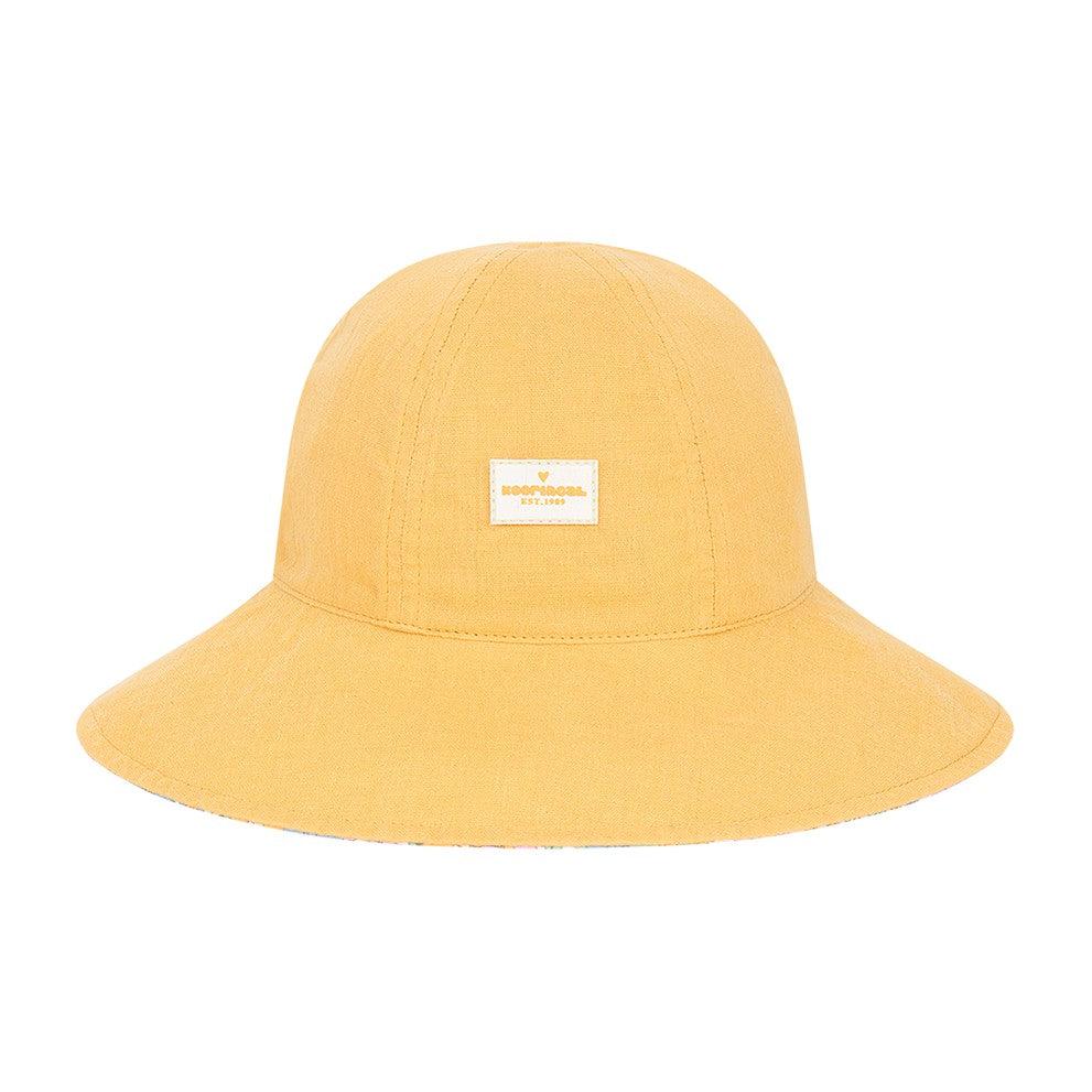 Kooringal Girl's Wide Brim Hat Meadow in Multi, view 2