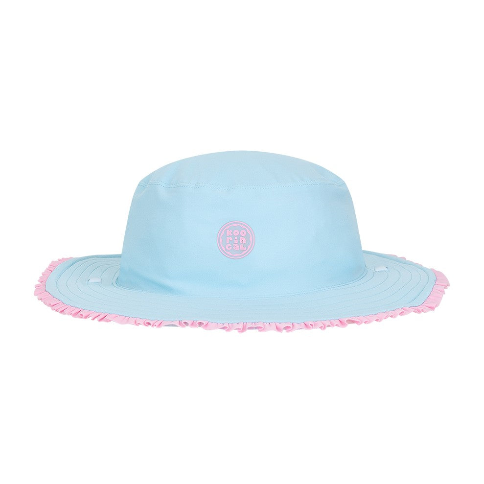 Kooringal Girl's Wide Brim Hat Mia in Blue, view 2