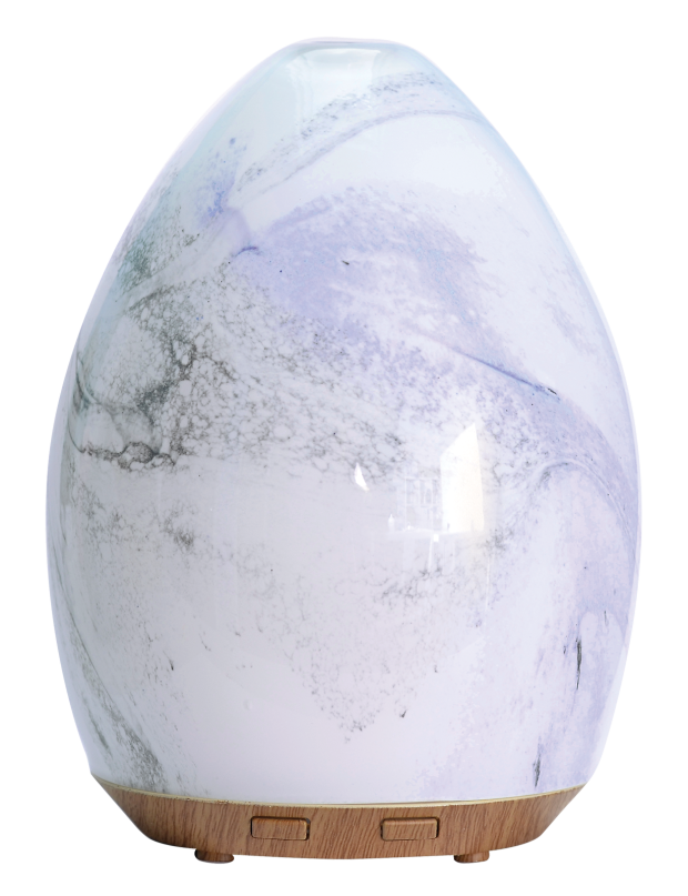 Image of Glass Swirl Ultrasonic USB Oil Diffuser
