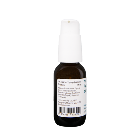 Image of THERAPURE my liposomal glutathione ingredients