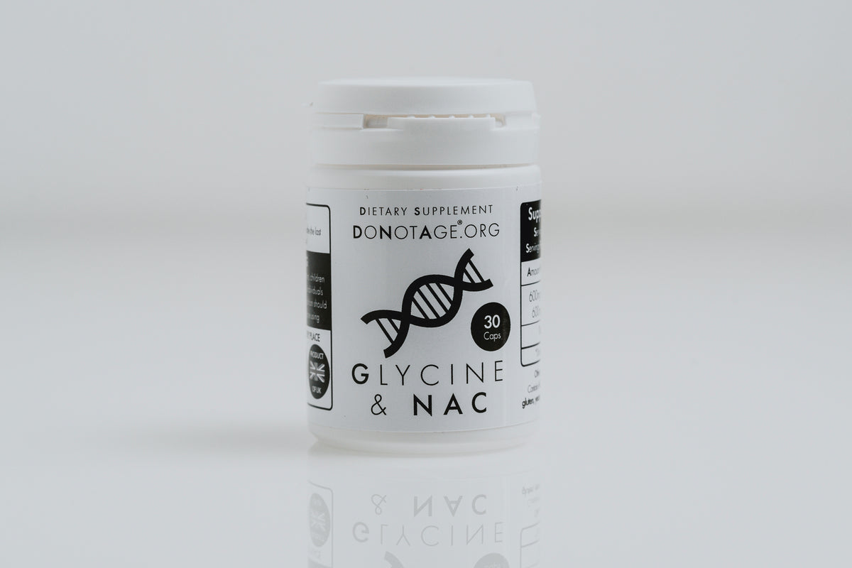 Glycine & NAC 30 caps-Do Not Age Supplements-Matakana Pharmacy