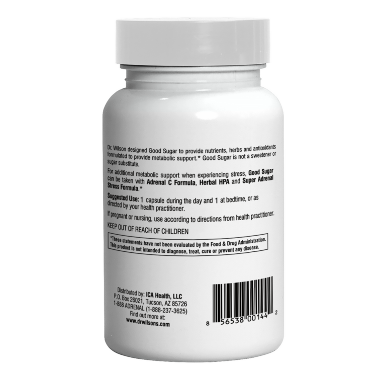 Image of Good Sugar 60caps suggested use