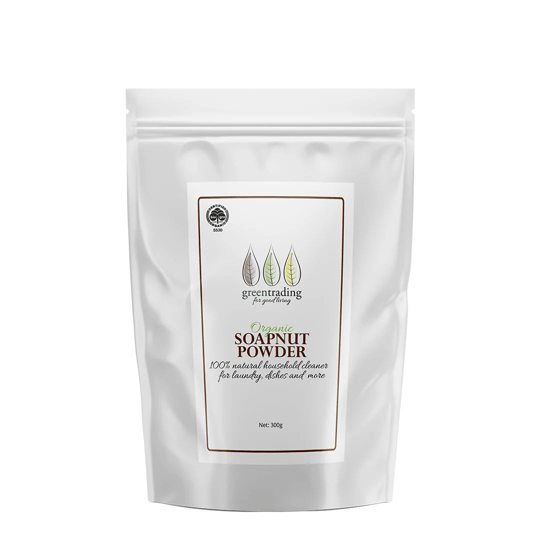 Organic Soapnut Powder 300g-Green Trading-Matakana Pharmacy