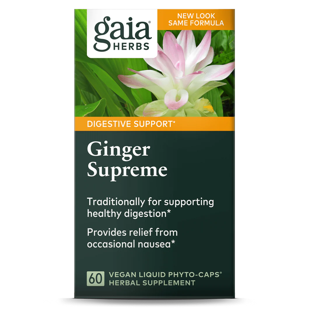 Gaia Herbs Ginger Supreme, product photo