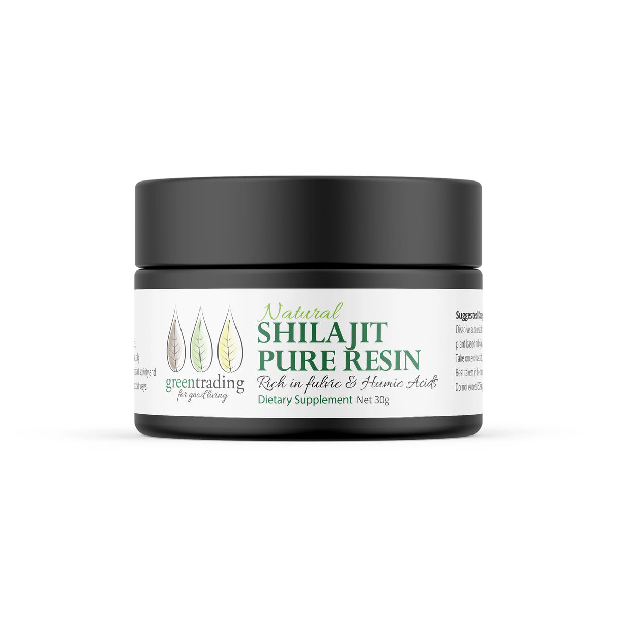 Natural Shilajit Pure Resin 30g-Green Trading-Matakana Pharmacy