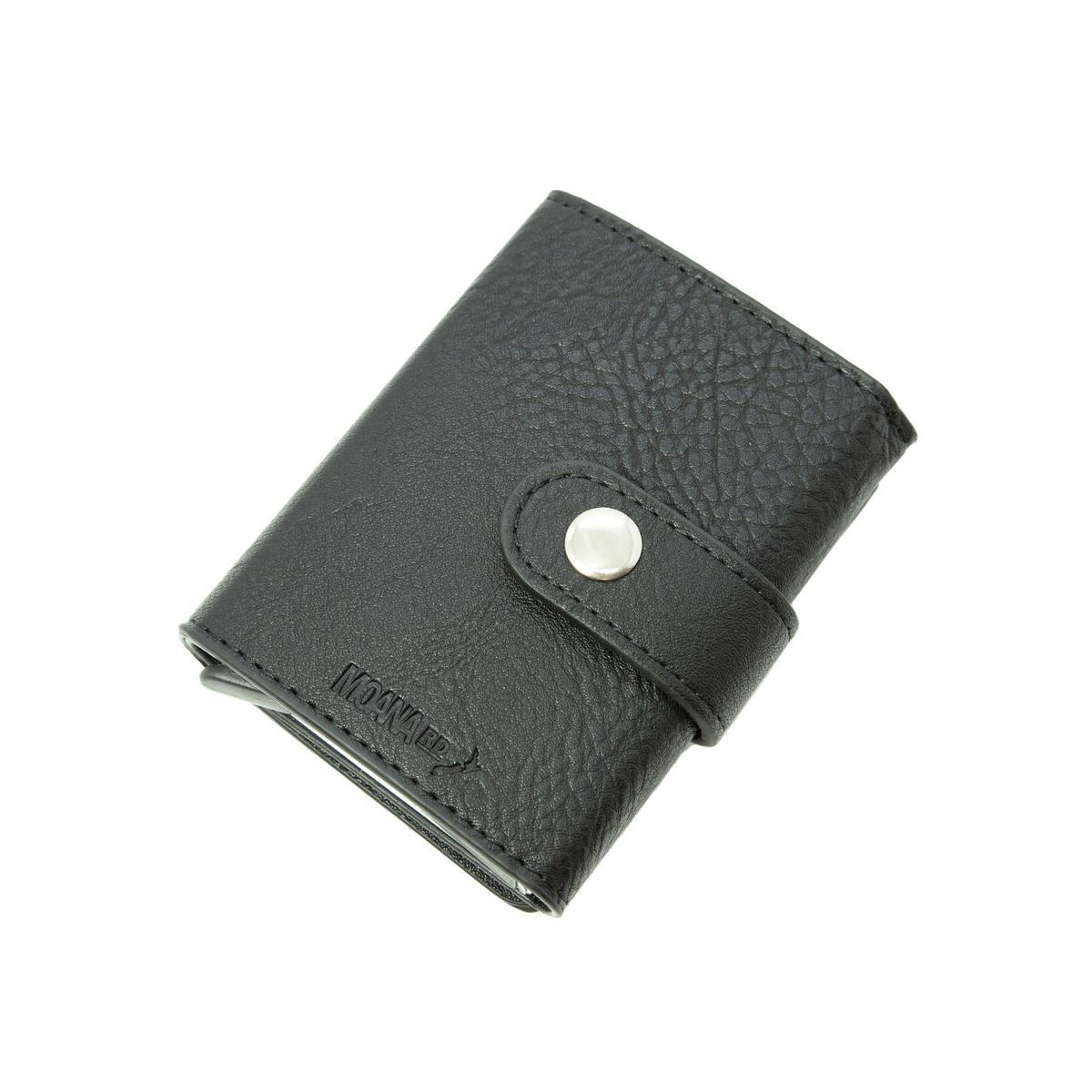 Mens Pop-Up Wallet 7x10cm Black