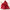 Red Star handmade fabric gift bag by Gifted With Love, shown in all three sizes
