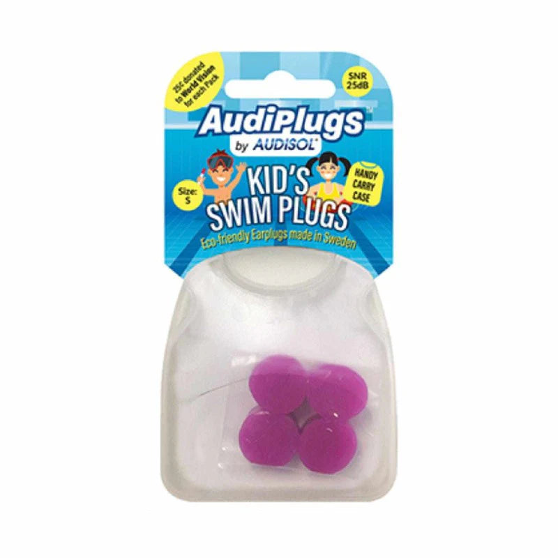 Kid's Swim Plugs Small 2 Pair | Earplugs-Audisol-Matakana Pharmacy