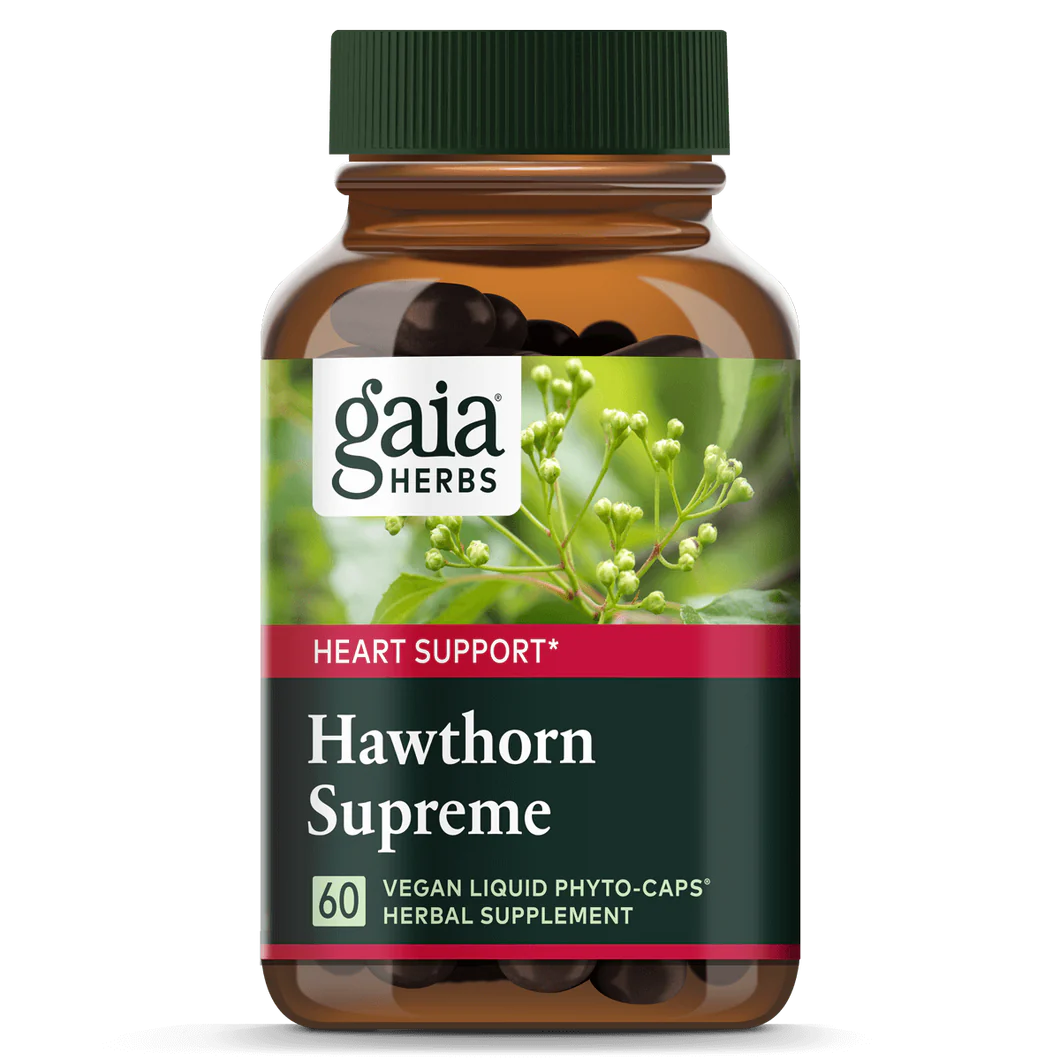 Gaia Herbs Hawthorn Supreme, front of pack