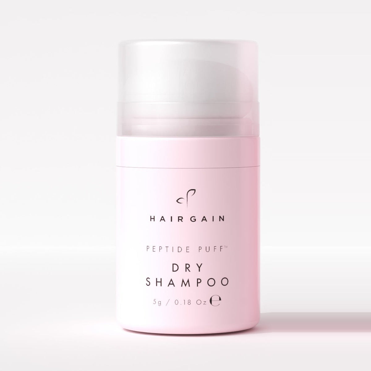 Hair Gain Peptide Puff Dry Shampoo 5g pot with clear lid