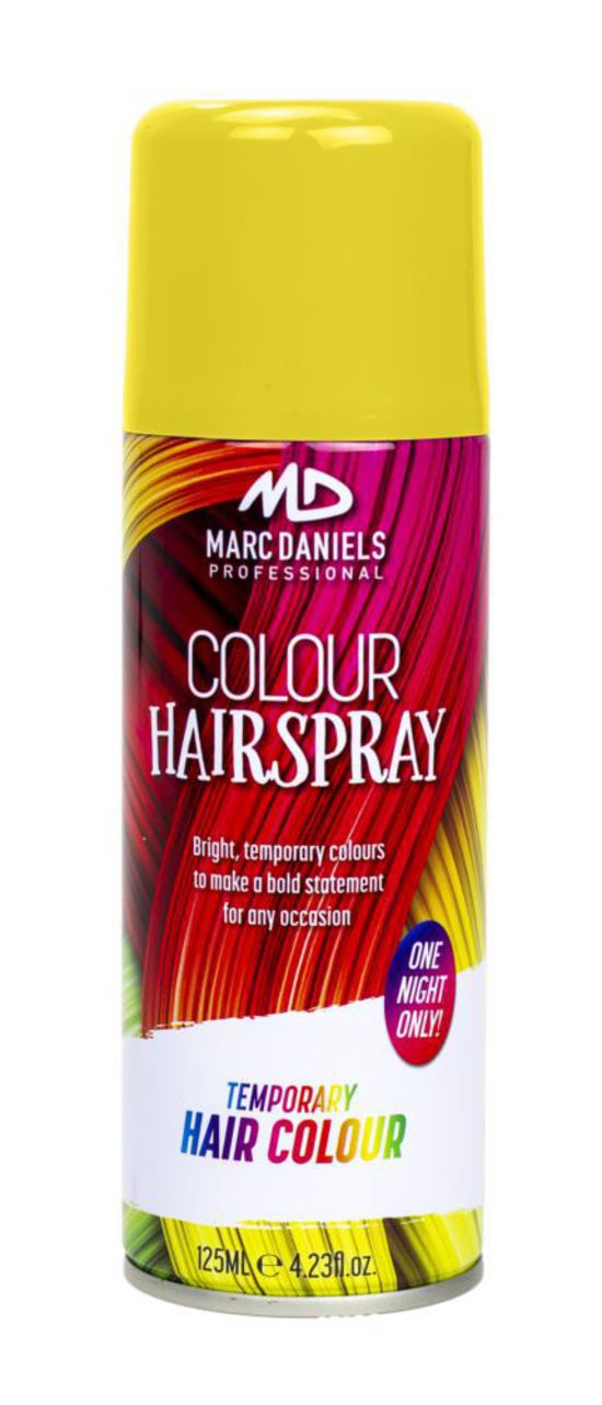 Image of yellow hairspray
