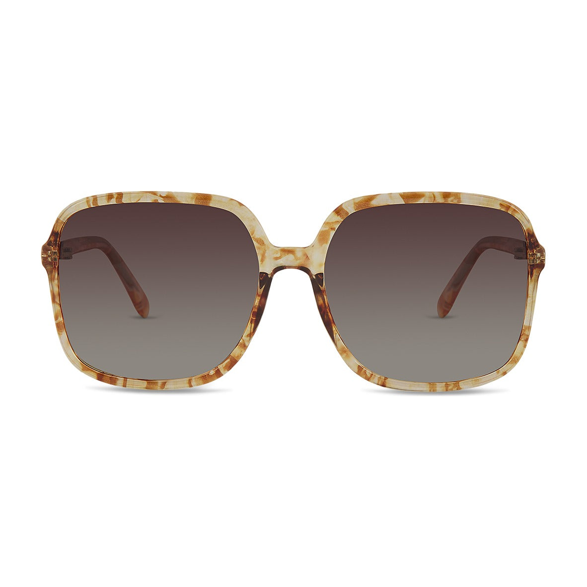 Wollumbin Halcyon women's sunglasses, mango frame with wine polarised lens, front
