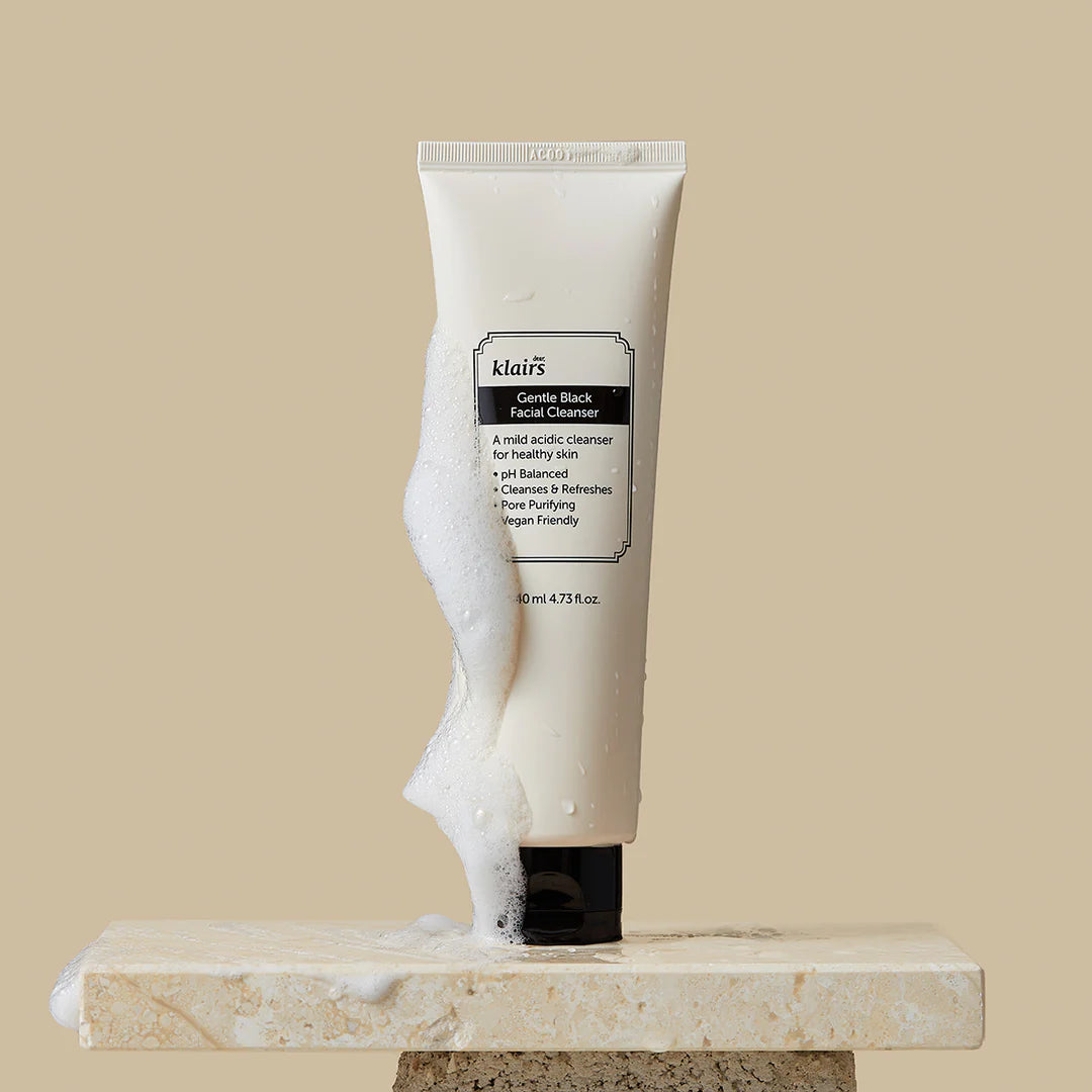 Gentle Black Facial Cream Cleanser Travel Size 20ml-Dear, Klairs-Matakana Pharmacy