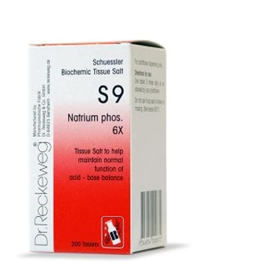 S9 Natrium Phos 6x 200 Tabs-Reckeweg Tissue Salts-Matakana Pharmacy