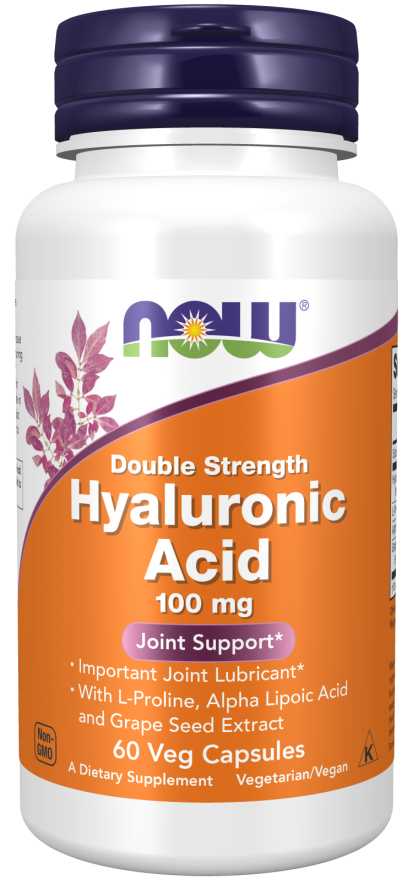 Image of Hyaluronic Acid, Double Strength 100 mg 60caps