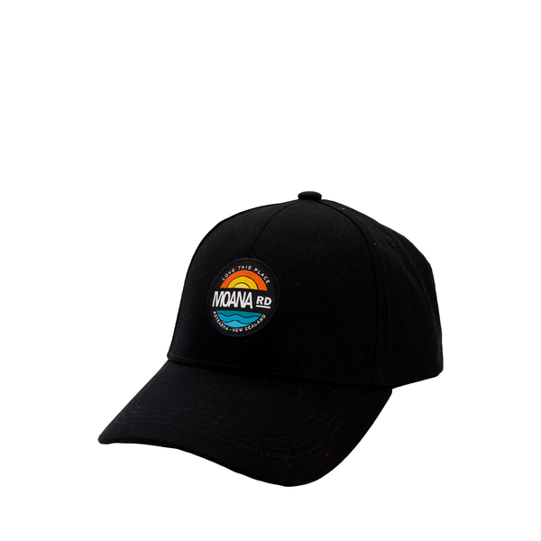 Moana Rd Baseball Cap Black-Moana Road NZ-Matakana Pharmacy