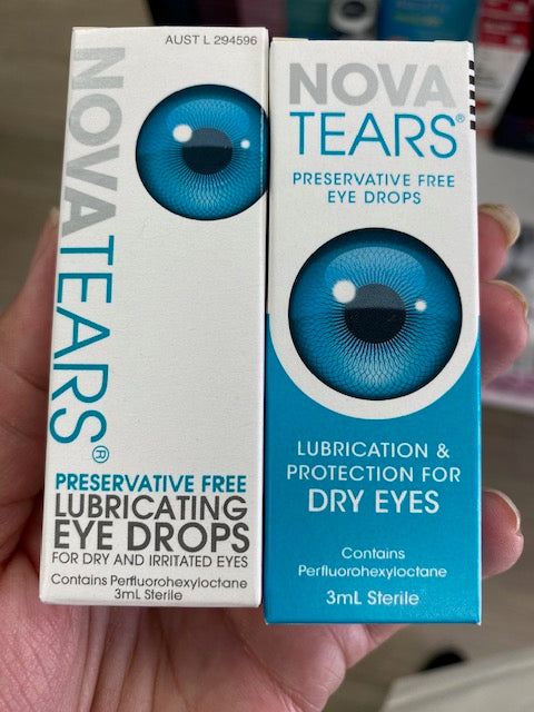 NovaTears Lubricating Eye Drops 3ml – Matakana Pharmacy