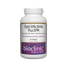 Opti EPA/DHA Plus SPM 60 Caps-BioClinic Naturals-Matakana Pharmacy
