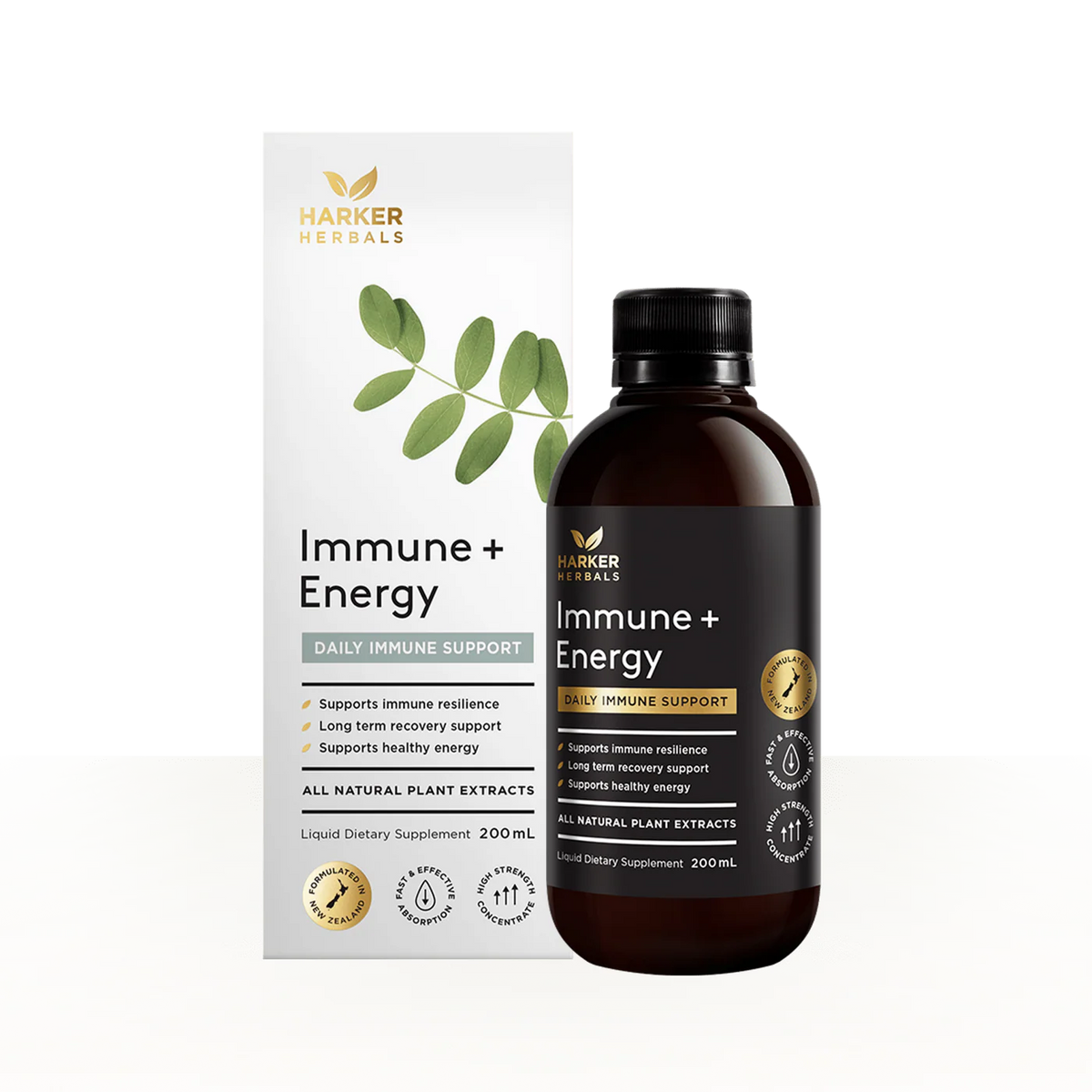 Immune + Energy 200ml (replaces Immune Boost)-Harker Herbals-Matakana Pharmacy