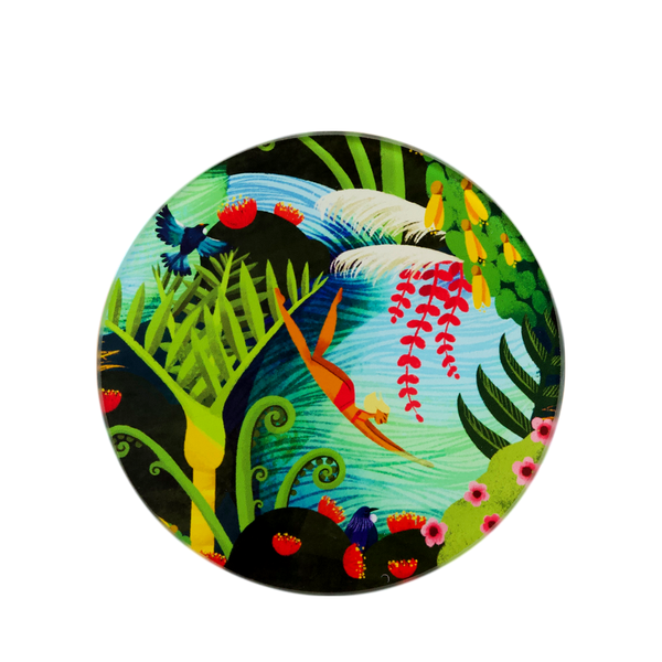 Glass Coasters Wahine In Water-Matakana Pharmacy