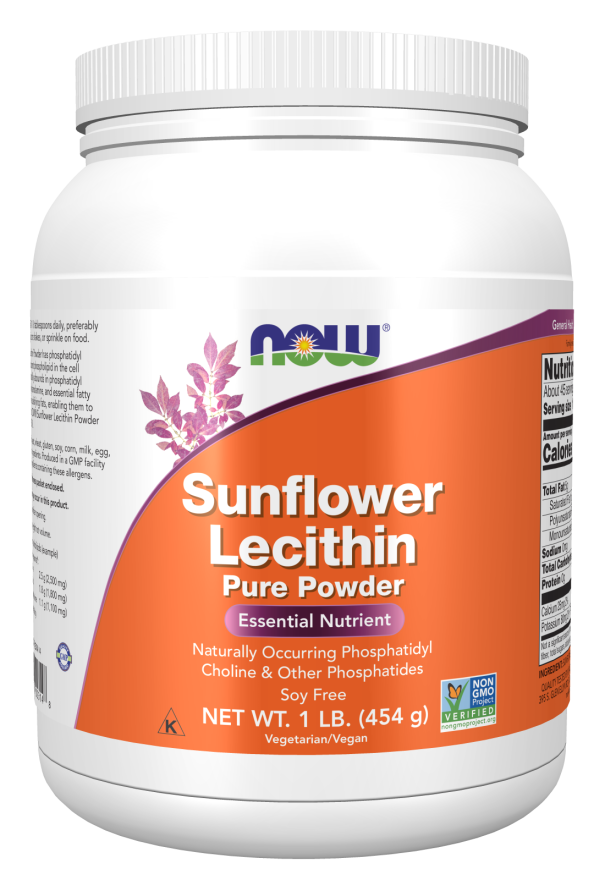 Image of Sunflower Lecithin Pure Powder NON-GMO 454g