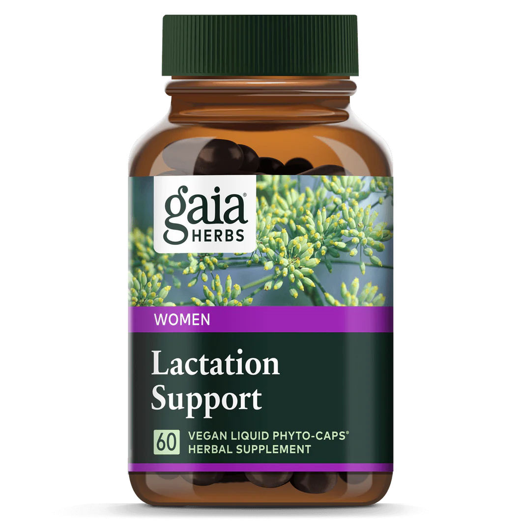 Gaia Herbs Lactation Support, front of pack