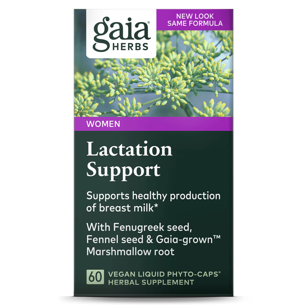 Gaia Herbs Lactation Support, product photo