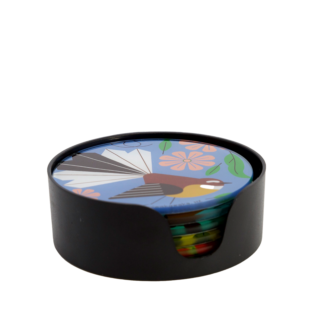 Glass Coasters NZ Birds-Matakana Pharmacy