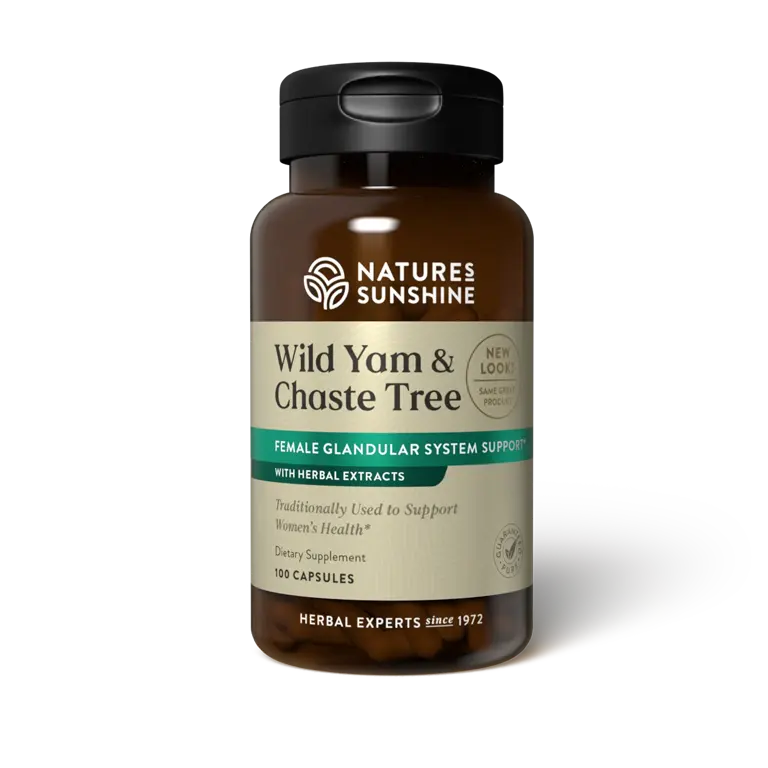 Wild Yam & Chaste Tree 100 Capsules-Matakana Pharmacy