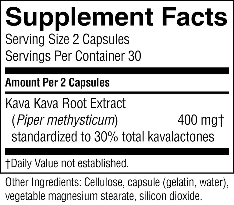 Kava Kava 60-Matakana Pharmacy