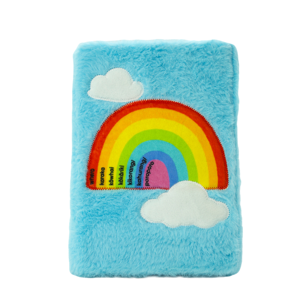 Fluffy Notebook Te Reo Maori Rainbow-Moana Road NZ-Matakana Pharmacy